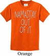 Kids Yoga Shirt Namastay Out Of It Tee T-Shirt