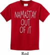 Kids Yoga Shirt Namastay Out Of It Tee T-Shirt