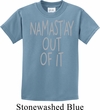 Kids Yoga Shirt Namastay Out Of It Tee T-Shirt