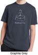 Kids Yoga Shirt Namaste Lotus Pose Moisture Wicking Tee T-Shirt