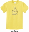 Kids Yoga Shirt Namaste Lotus Pose Tee T-Shirt