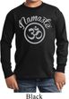 Kids Yoga Shirt Namaste Om Long Sleeve Tee T-Shirt
