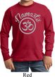 Kids Yoga Shirt Namaste Om Long Sleeve Tee T-Shirt