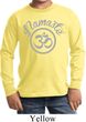 Kids Yoga Shirt Namaste Om Long Sleeve Tee T-Shirt