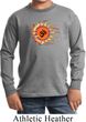 Kids Yoga Shirt Ohm Sun Long Sleeve Tee T-Shirt