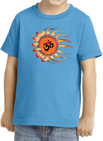 Kids Yoga Shirt Ohm Sun Toddler Tee T-Shirt