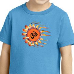 Kids Yoga Shirt Ohm Sun Toddler Tee T-Shirt