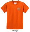 Kids Yoga Shirt OM Heart Pocket Print Tee T-Shirt