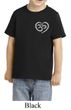 Kids Yoga Shirt OM Heart Pocket Print Toddler Tee T-Shirt