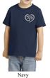 Kids Yoga Shirt OM Heart Pocket Print Toddler Tee T-Shirt