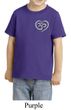 Kids Yoga Shirt OM Heart Pocket Print Toddler Tee T-Shirt