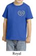 Kids Yoga Shirt OM Heart Pocket Print Toddler Tee T-Shirt