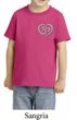 Kids Yoga Shirt OM Heart Pocket Print Toddler Tee T-Shirt