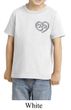 Kids Yoga Shirt OM Heart Pocket Print Toddler Tee T-Shirt