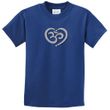 Kids Yoga Shirt OM Heart Tee T-Shirt