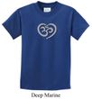 Kids Yoga Shirt OM Heart Tee T-Shirt