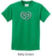 Kids Yoga Shirt OM Heart Tee T-Shirt