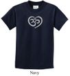 Kids Yoga Shirt OM Heart Tee T-Shirt