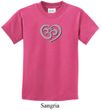 Kids Yoga Shirt OM Heart Tee T-Shirt