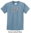 Kids Yoga Shirt OM Heart Tee T-Shirt