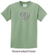 Kids Yoga Shirt OM Heart Tee T-Shirt