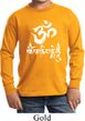 Kids Yoga Shirt OM Mani Padme Hum Long Sleeve Tee T-Shirt