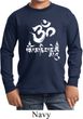 Kids Yoga Shirt OM Mani Padme Hum Long Sleeve Tee T-Shirt