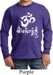Kids Yoga Shirt OM Mani Padme Hum Long Sleeve Tee T-Shirt