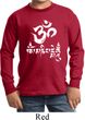 Kids Yoga Shirt OM Mani Padme Hum Long Sleeve Tee T-Shirt