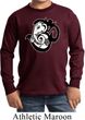 Kids Yoga Shirt Om Mashup Long Sleeve Tee T-Shirt