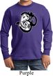 Kids Yoga Shirt Om Mashup Long Sleeve Tee T-Shirt