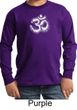 Kids Yoga Shirt OM Tie Dye Long Sleeve Tee T-Shirt