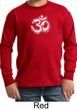 Kids Yoga Shirt OM Tie Dye Long Sleeve Tee T-Shirt