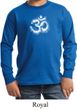 Kids Yoga Shirt OM Tie Dye Long Sleeve Tee T-Shirt