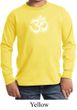 Kids Yoga Shirt OM Tie Dye Long Sleeve Tee T-Shirt