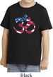 Kids Yoga Shirt Patriotic Om Toddler Tee T-Shirt