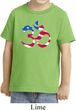 Kids Yoga Shirt Patriotic Om Toddler Tee T-Shirt