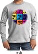 Kids Yoga Shirt Pop Art Om Long Sleeve Tee T-Shirt
