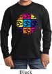 Kids Yoga Shirt Pop Art Om Long Sleeve Tee T-Shirt