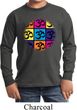 Kids Yoga Shirt Pop Art Om Long Sleeve Tee T-Shirt