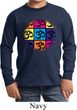 Kids Yoga Shirt Pop Art Om Long Sleeve Tee T-Shirt