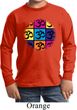 Kids Yoga Shirt Pop Art Om Long Sleeve Tee T-Shirt