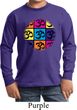Kids Yoga Shirt Pop Art Om Long Sleeve Tee T-Shirt