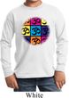 Kids Yoga Shirt Pop Art Om Long Sleeve Tee T-Shirt