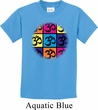 Kids Yoga Shirt Pop Art Om Tee T-Shirt