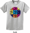 Kids Yoga Shirt Pop Art Om Tee T-Shirt