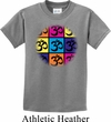 Kids Yoga Shirt Pop Art Om Tee T-Shirt