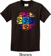 Kids Yoga Shirt Pop Art Om Tee T-Shirt