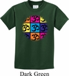 Kids Yoga Shirt Pop Art Om Tee T-Shirt