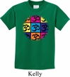Kids Yoga Shirt Pop Art Om Tee T-Shirt